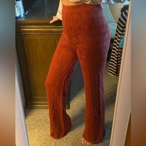 Anthropologie Crochet beautiful pants